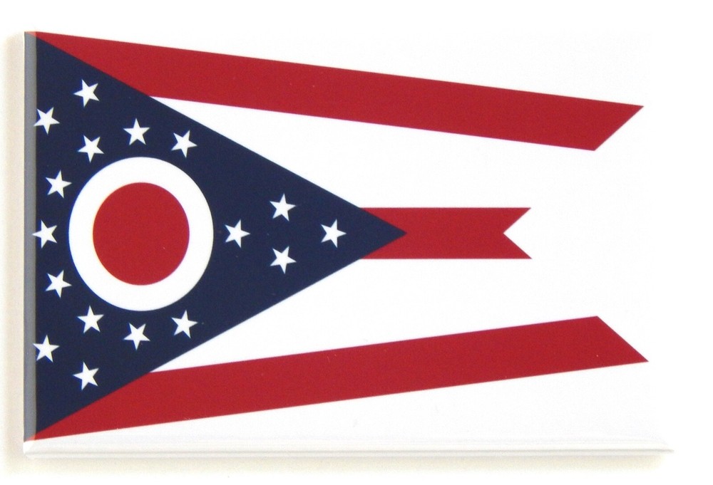 Ohio State Flag FRIDGE MAGNET