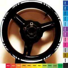 MOTORCYCLE CUSTOM RIM STRIPE WHEEL DECAL TAPE KTM APRILIA DUCATI BMW HYOSUNG