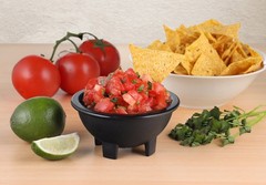 (6 pack 10 oz Small Black Salsa Serving Dish