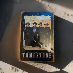 Vintage Western Metal Wall Sign Doc Holliday Quote Ready to Hang Rectangle