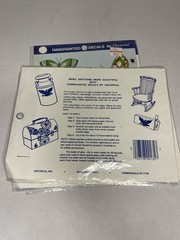 VTG 1981 Decoral Hand Painted Decals – Multi-color Butterfly A-53 Craft Stickers