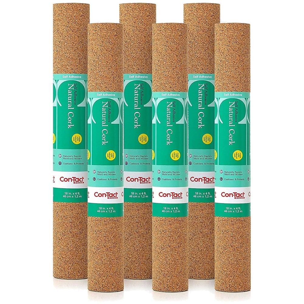 Thin Cork Sheets 18″x4ft – Self Adhesive Liner for Furniture