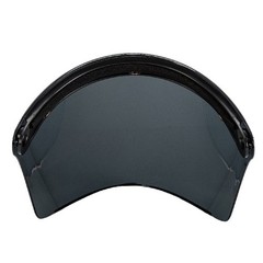 3-snap Open Face Helmet Bubble Visor for Sun Shade Protector for Motorcycle Ridi