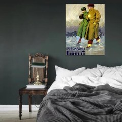 V5036 Cappiello Impermeabili Retro Vintage Painting Decor WALL POSTER PRINT