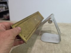 Solid Brass Door or Wall Sign Plaque 12″ X 3″ X 1/4″ PLAIN
