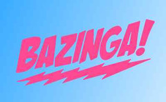 BAZINGA! Die Cut Window Sticker Decal – Multiple Colors