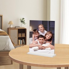 Acrylic Picture Frame 4×6 inches, 4 Pack Clear Plastic Picture Frames Holder