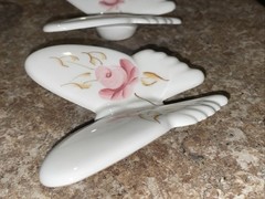 Set of two, Butterfly Wall / Table Top Decor ~ Pretty as Picture/Mirror Accents