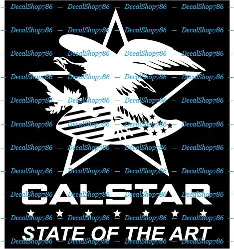 Calstar Fishing Rods – Outdoor Sports – Vinyl Die-Cut Peel N’ Stick Decals