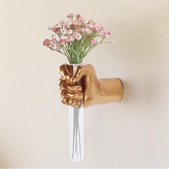 Unique Wall Sculptures, Hand Vases Home Decor, Wall Mount Art Sculpture, Uniq…