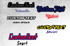 Custom Lazer Cut LOGO MULTI COLOR Car Acrylic Emblem Badge Customized Text Names