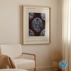 Art Deco Botanical Wall Art Poster by E.A. Seguy Premium Quality