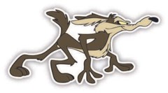 Cartoon Wile Coyote Sticker Decal Laptop Wall Phone Car