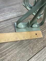 VTG Shabby Chic Ceramic Wood Lavender Tulip Picture Frame Lot Of 2 🔥Very Good