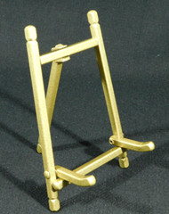 Easel Display Stand Medium Size Metal Folding Brass Color