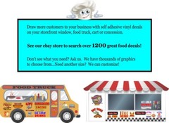 Soft Pretzel Bites (Choose Your Size) DECAL Food Truck Concession Sticker