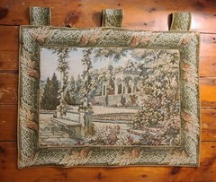 Tapestry of Terrace & Garden by Lake Como at the Villa d’Este Estate in Italy.