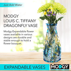 MODGY Expandable Flower Vase Plastic Decorative Modern Vases for Flowers Centerp