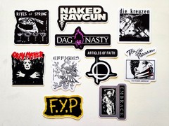 Punk Rock Sticker Pack (10) Set 34 Naked Raygun Die Kreuzen Toxic Reasons FYP