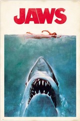 Poster Studio B – Jaws Classic Movie 24×36″ NEW R85530
