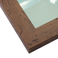 Bauhaus 125, Modern Dark Walnut Picture Frame, Large Sizes 25×25 – 30×40 Inch