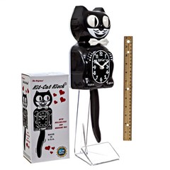 Kit Cat Clock Wall Clock Pendulum clock Black