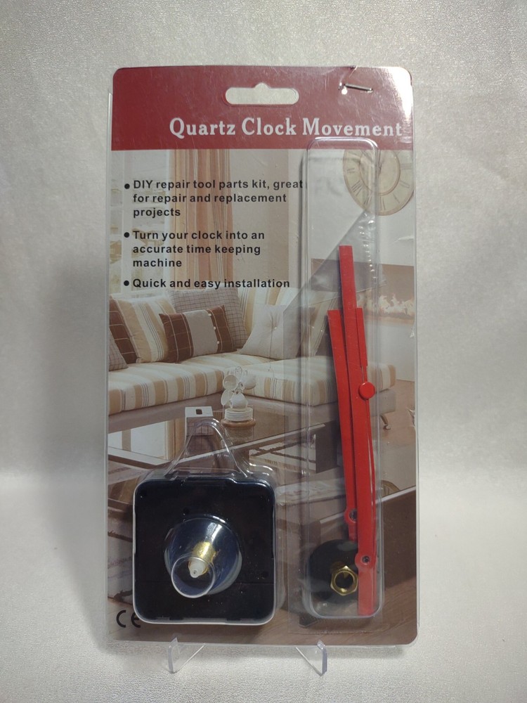 Mudder Long Spindle Quartz Clock Mechanism, 1/2 Inch Maximum Dial Thickness,…