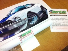 1981 Chevy Camaro Z-28 350 Cartoon Car Wall Decals Graphic Man Cave Poster Cling