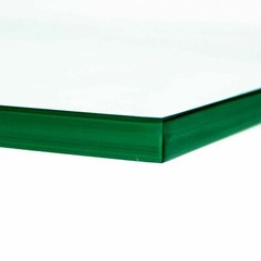 Square Table Top Replacement 36 Inch Flat Polish Edge 1/2″ Clear Tempered Glass