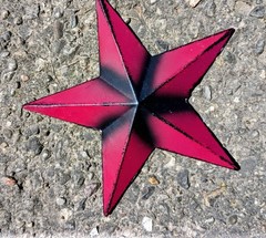 ​Set of 3 Metal Barn Stars Wall Decor Rustic Country Farmhouse Americana