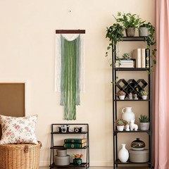 Versatile Boho Macrame Wall Tapestry – Easy Install Wall Decor 47.2″ L x 15.7″ W