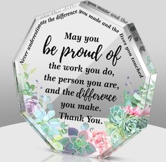 Thank You Gifts for Women Graduation Desk Decor Gifts for Teacher Coworker DR.