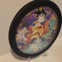 FUNimation Dragon Ball Z Musical Analog Wall Clock Battery Powered Black 1999