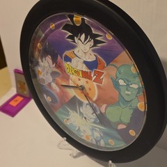 FUNimation Dragon Ball Z Musical Analog Wall Clock Battery Powered Black 1999