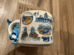 Starbucks Kaohsiung Taiwan Ceramic Ornament Mug 2 Oz Espresso Been There Series