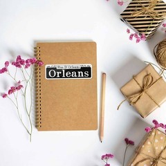 Orleans Street New Orleans Sticker – NOLA Louisiana Street Sign Decal for Laptop