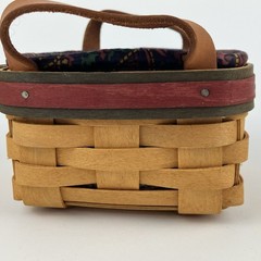 Longaberger Golf Tee Basket 1999 | /w Liner Fathers Day Set Decor VTG (14940)