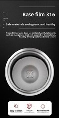 1L Vacuum Insulated Water Bottle – Stainless Steel Thermos for Water, Tea & Coff