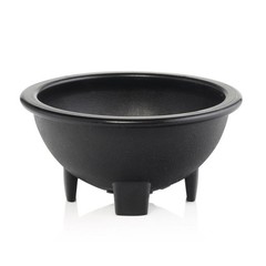 6-Pack 10 oz Small Black Salsa Bowls for Serving Dip Snacks Condiments