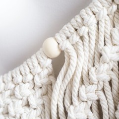 Macrame Wall Hanging Large Size Approx 36 x 43 in Boho Chic Wall Decoration NEW
