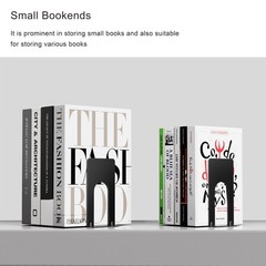 Optomni Book Ends, 3 Pairs of Small Bookends for Shelves, 3.9 x 2.8 × 5.2 in,…