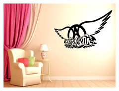 AEROSMITH LOGO #2 vinyl wall art sticker decal 33×22″ Your Choice Of color