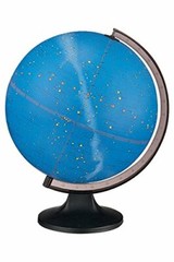 Replogle Constellation Illuminated Desktop Globe, Blue Constellation 12″