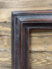 20 x 24 In Stock-Rustic western style frame, RUSTIC BLACK CHERRY, wood frame