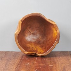 Teak Fruit Bowl Reclaimed Teak 8.3» Tall Solid Teak Root Bowl Home Decor