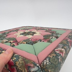 Quilted Patchwork Square Wall Panel Cottage Core Shabby Chic VTG Boho