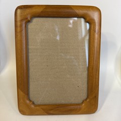 Wood Tabletop/Hang Frame Nice Design With Glass Deco Thailand 8.25 x 6.25