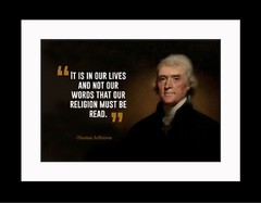 Thomas Jefferson It Is In Poster Print Picture or Framed Wall Art