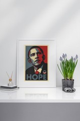 Barack Obama Hope Political Campaign Art Cool Wall Decor Art Print Poster 12×18