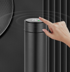 Bundle Intelligent Temperature LED Touch Display Stainless Steel Thermos Cup
